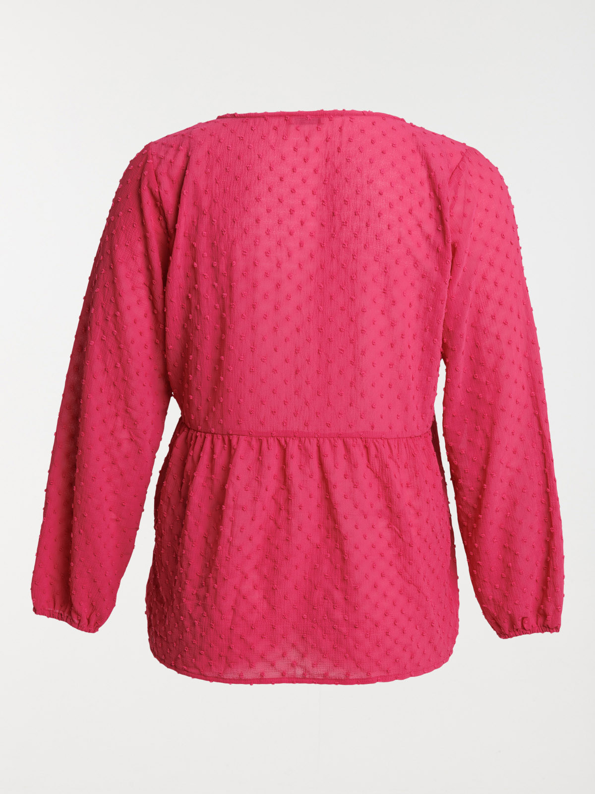 Blouse plumetis grande taille femme