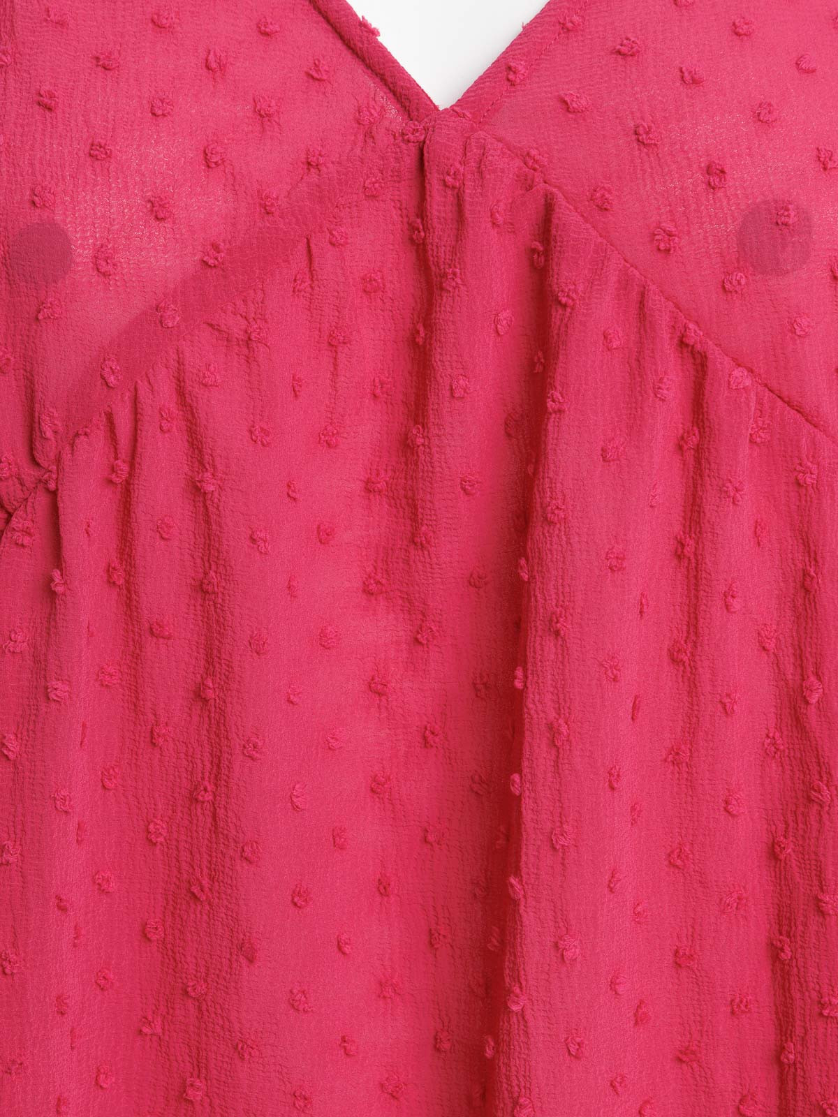 Blouse plumetis grande taille femme