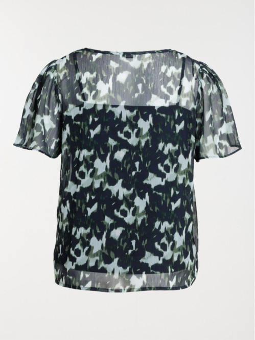 Blouse imprimée grande taille femme Blouse imprimée grande taille femme