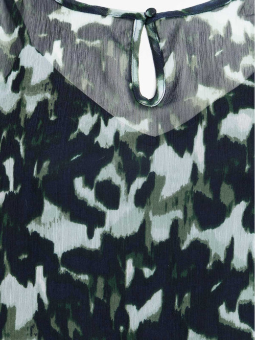 Blouse imprimée grande taille femme Blouse imprimée grande taille femme