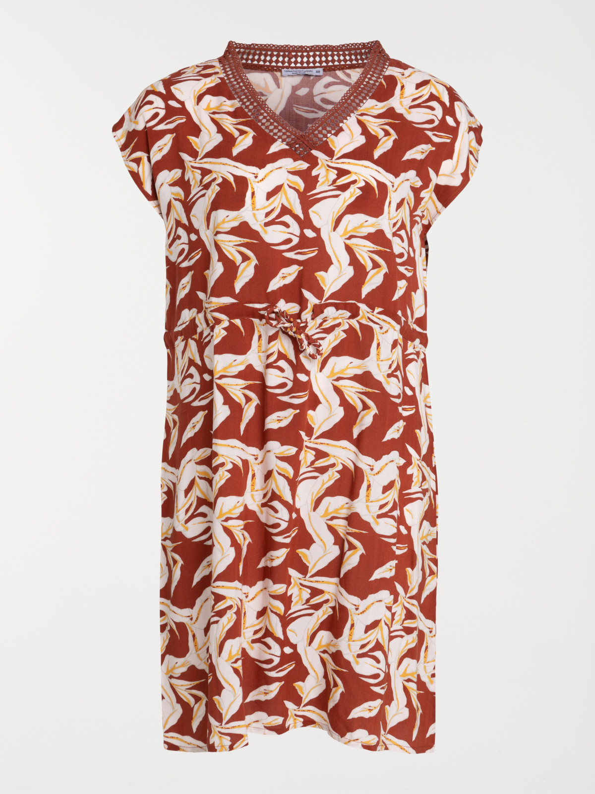 Robe imprimée grande taille femme