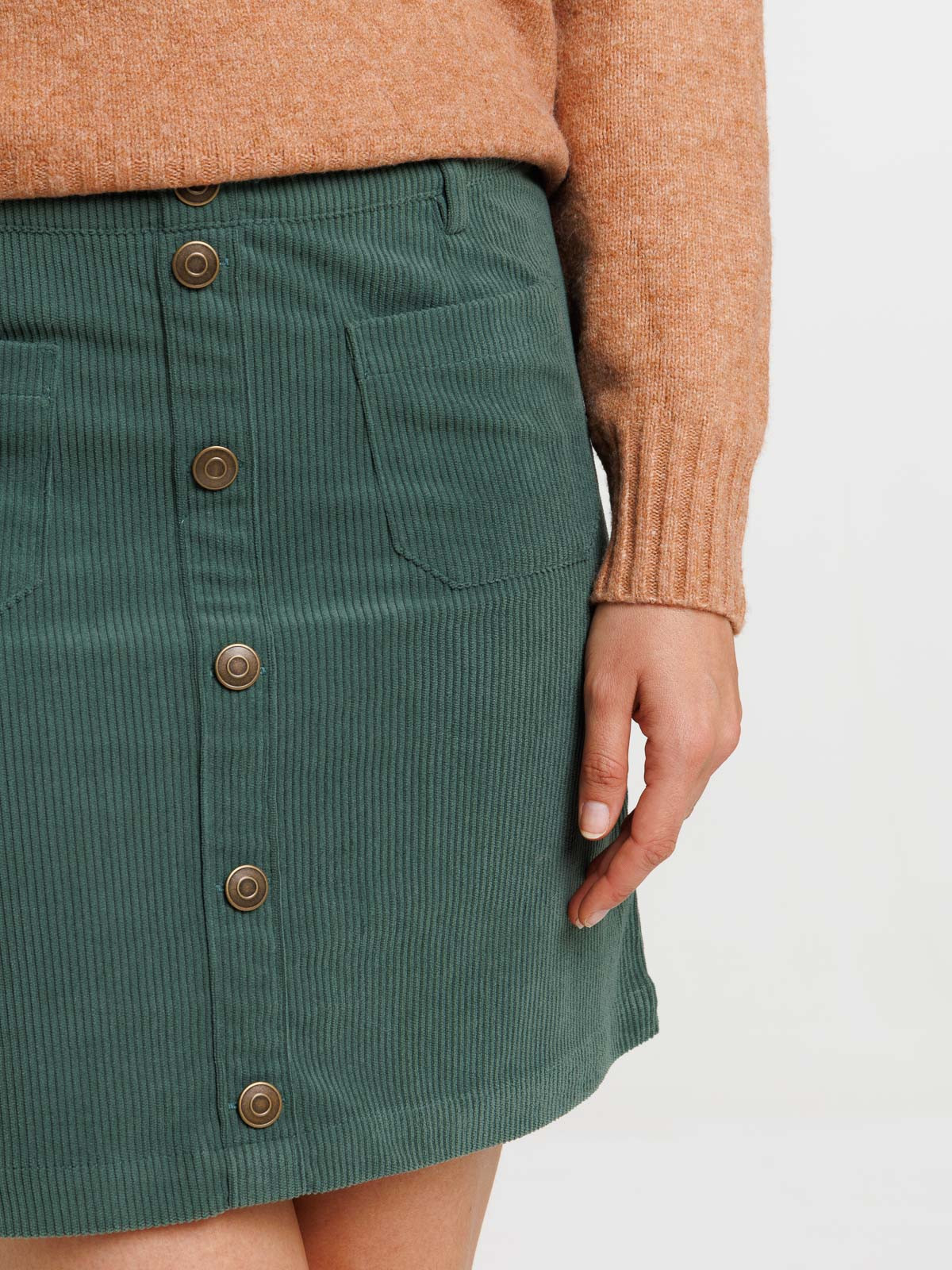 Jupe velours deep green femme Jupe velours deep green femme