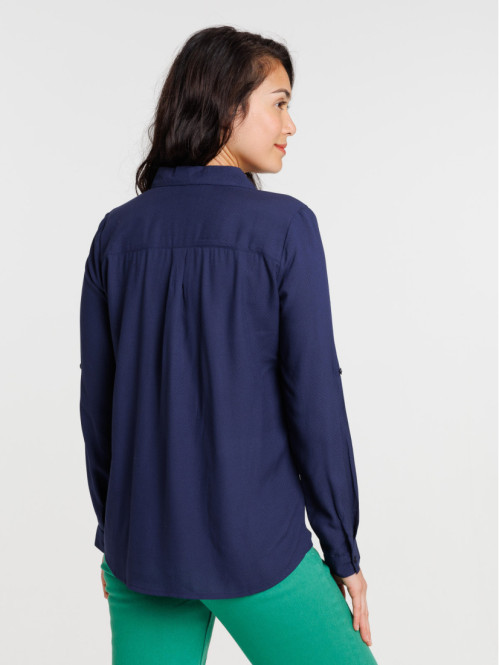 Blouse naval blue femme