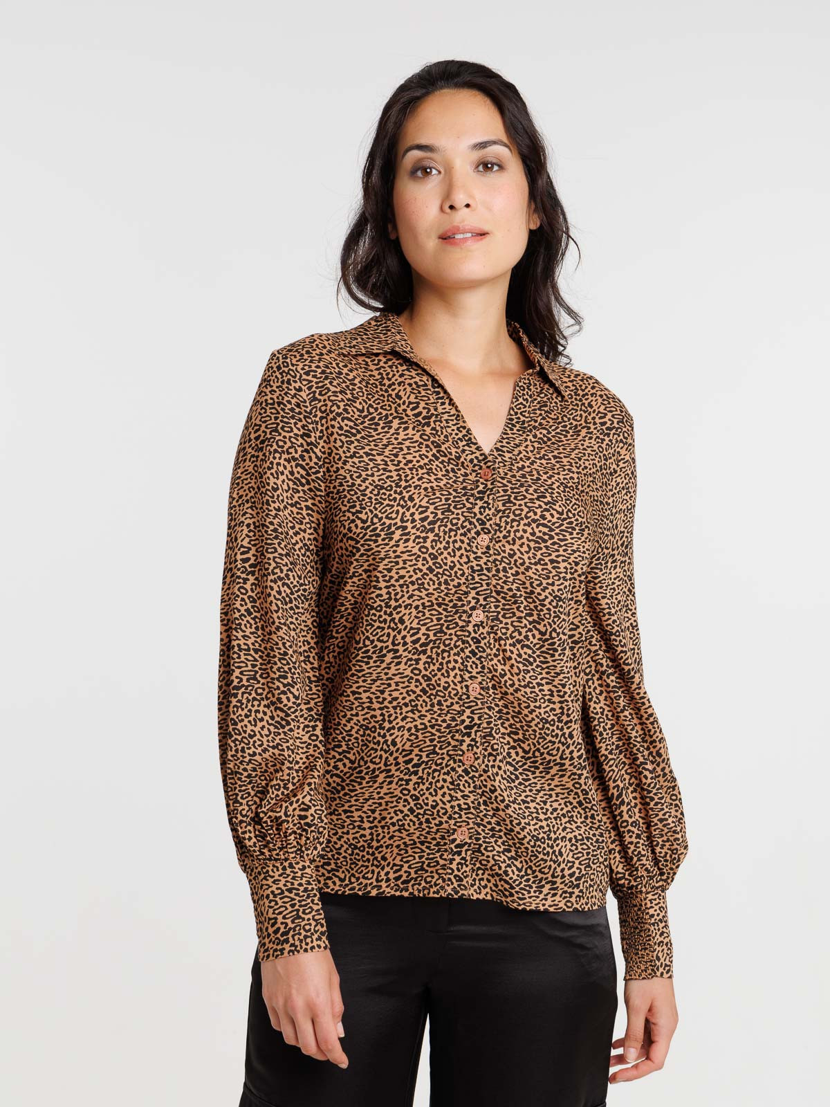 Chemise imprimée léopard femme Chemise imprimée léopard femme