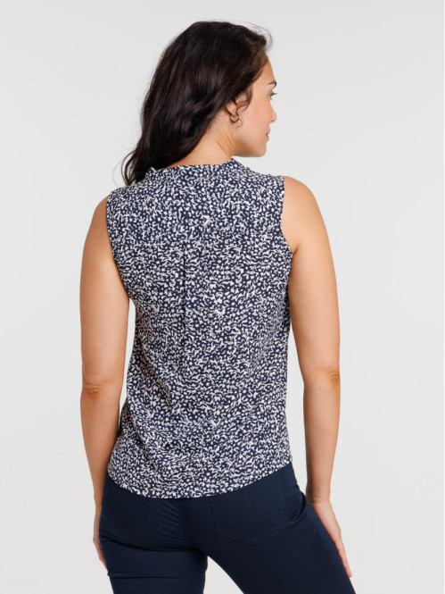 Blouse sans manches fleurie femme Blouse sans manches fleurie femme