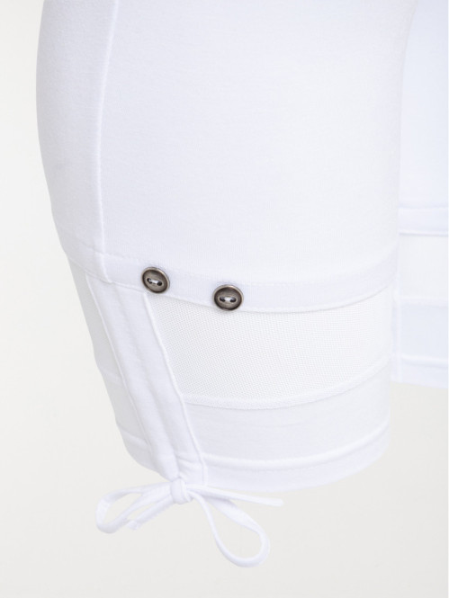 Corsaire blanc grande taille femme Corsaire blanc grande taille femme