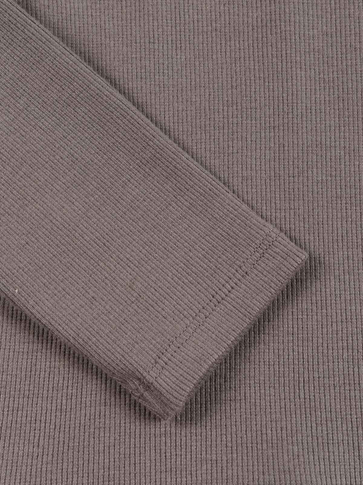 T-shirt côtelé fille col montant (XXS-M) T-shirt côtelé fille col montant (XXS-M)