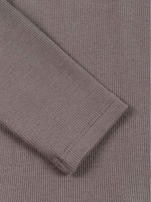 T-shirt côtelé fille col montant (XXS-M) T-shirt côtelé fille col montant (XXS-M)