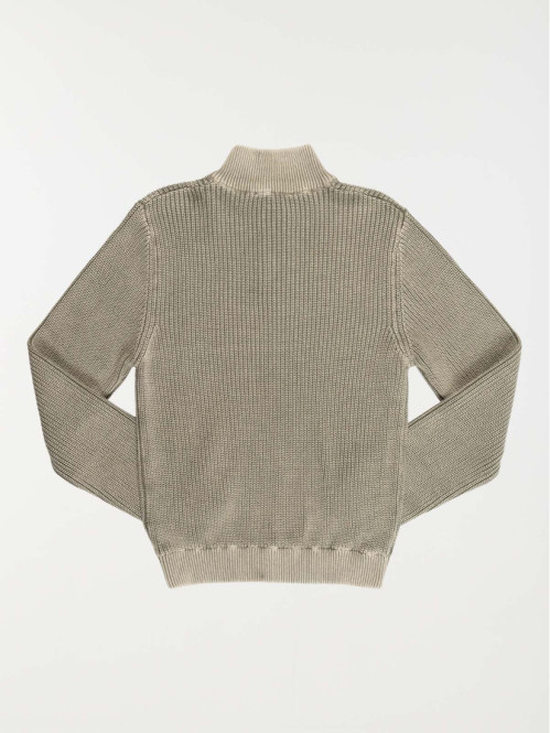 Pull col montant zippé...