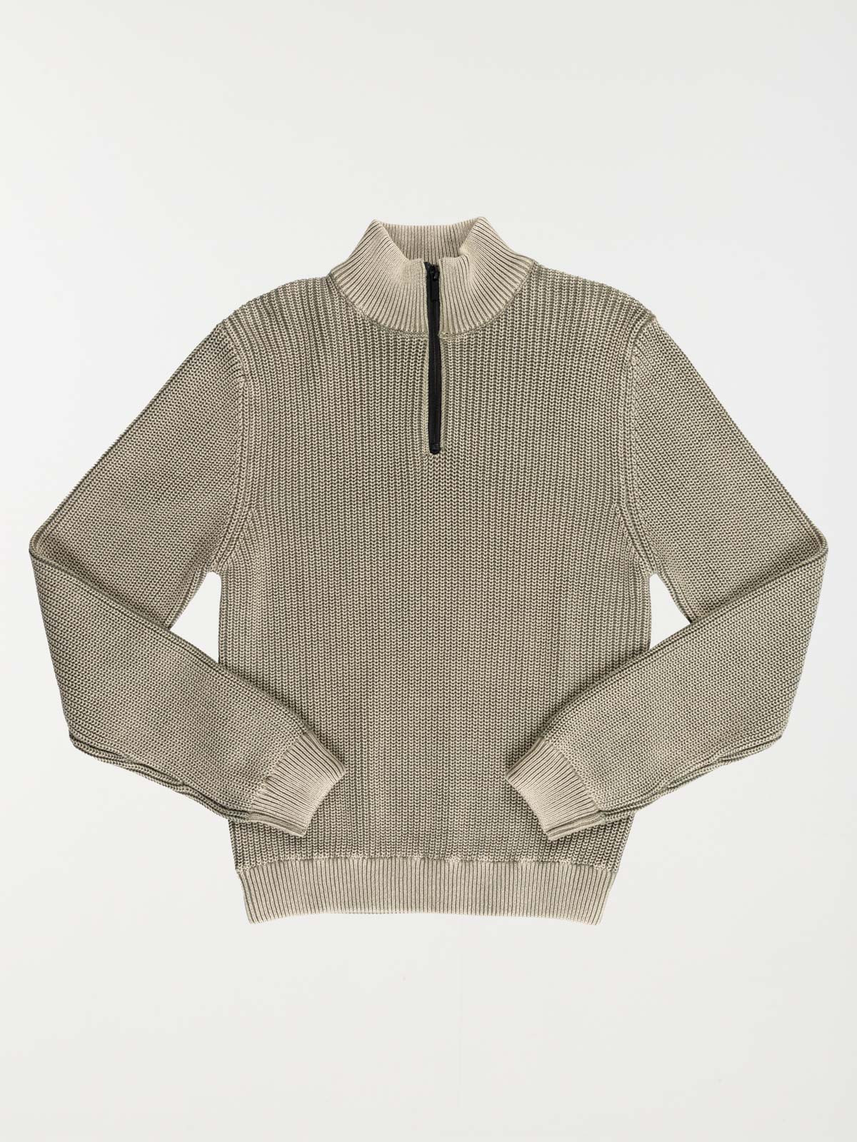 Pull col montant zippé garçon (XXS-M)
