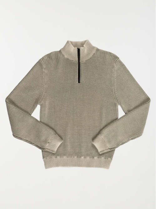 Pull col montant zippé...