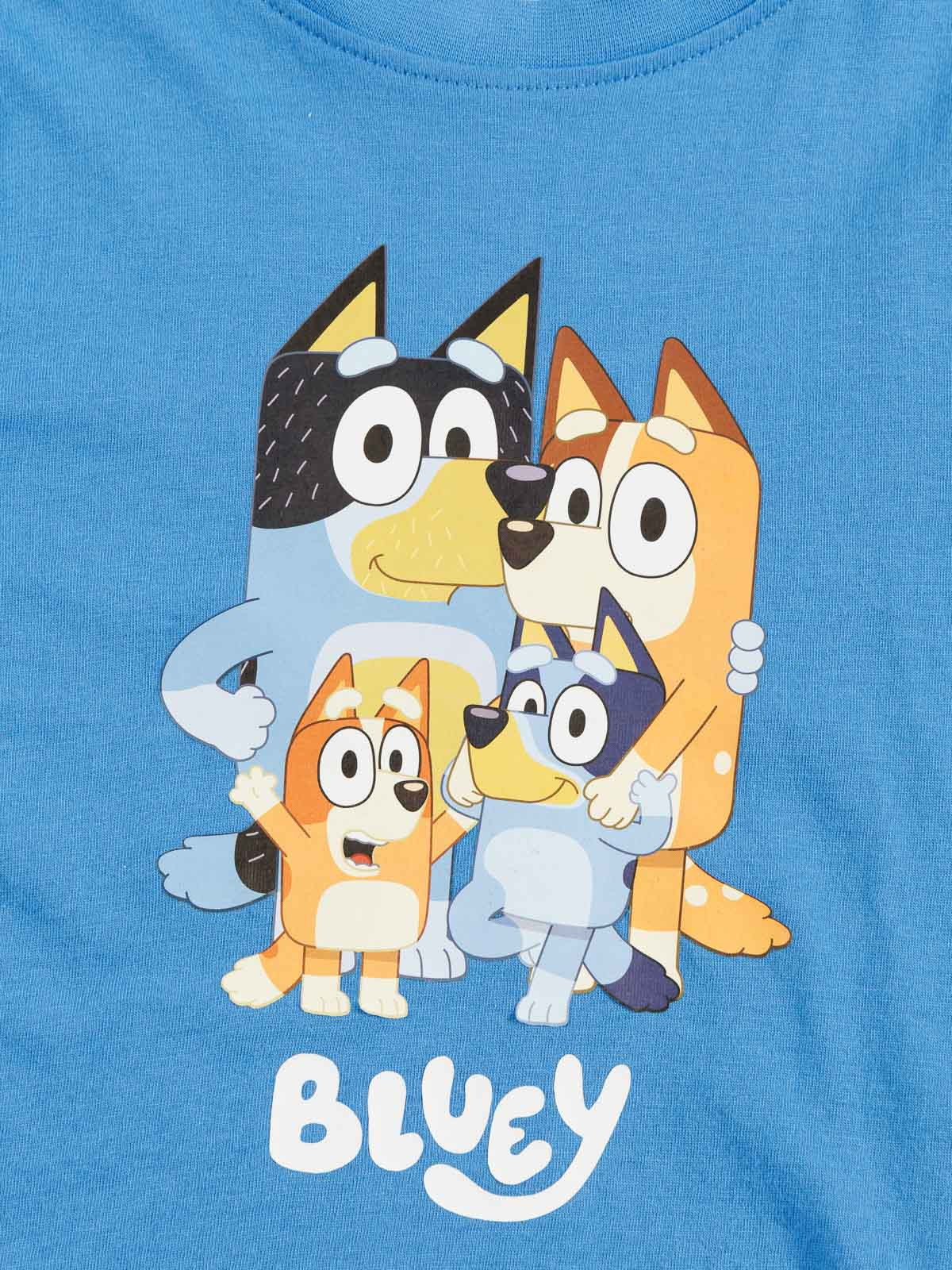 Tee-shirt Bluey bleu royal garçon (3-8A) Tee-shirt Bluey bleu royal garçon (3-8A)