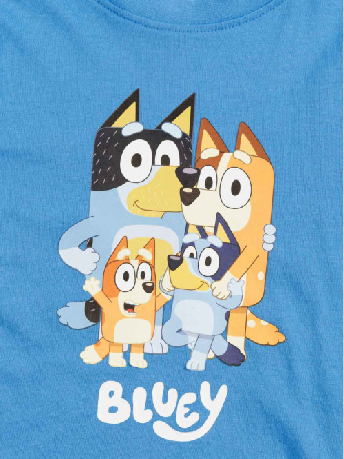 Tee-shirt Bluey bleu royal garçon (3-8A) Tee-shirt Bluey bleu royal garçon (3-8A)