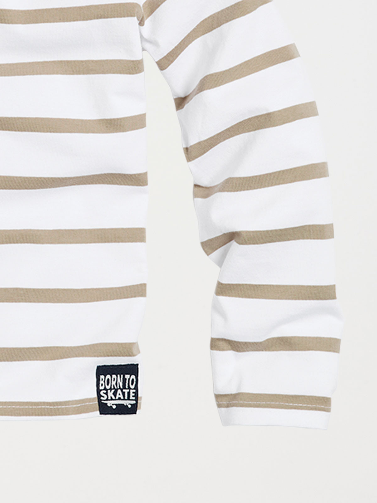 Tee-shirt rayé blanc garçon (3-12A)