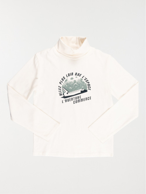 Sous pull motif fusée...