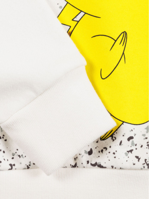 Sweat Pikachu écru garçon (3-12A) Sweat Pikachu écru garçon (3-12A)