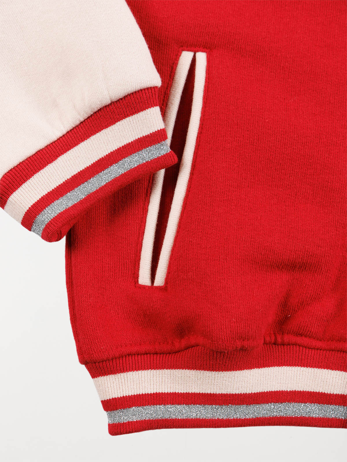 Sweat teddy bicolore fille (3-12A)