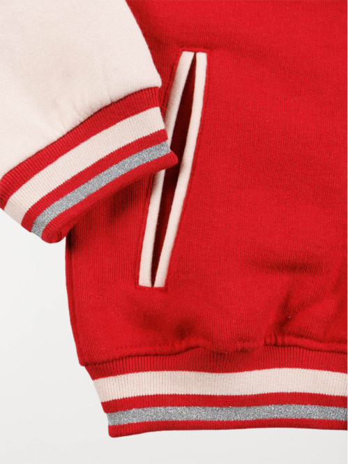 Sweat teddy bicolore fille...