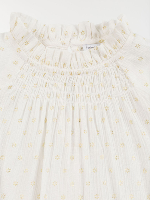 Blouse smockée fille (3-12A)