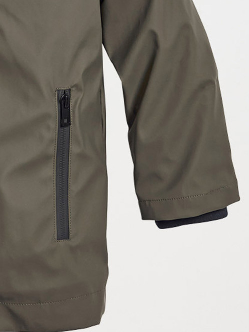 Blouson capuche garçon kaki...