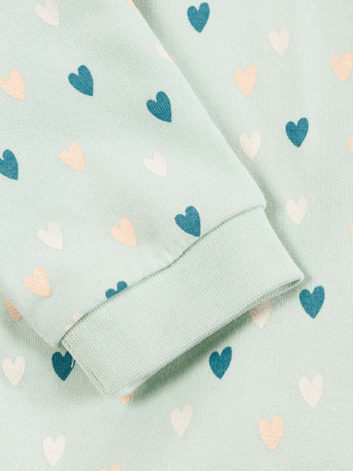 Robe sweat motif coeur fille (3-36M)