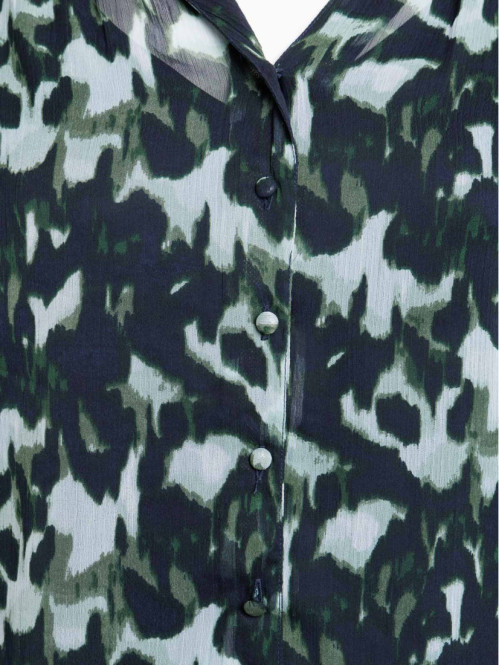 Blouse voile fleuri grande...