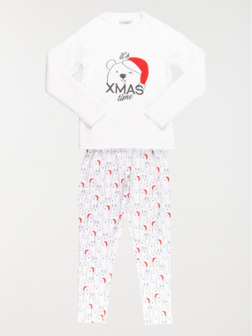 Pyjama noël ourson fille (XXS-M)