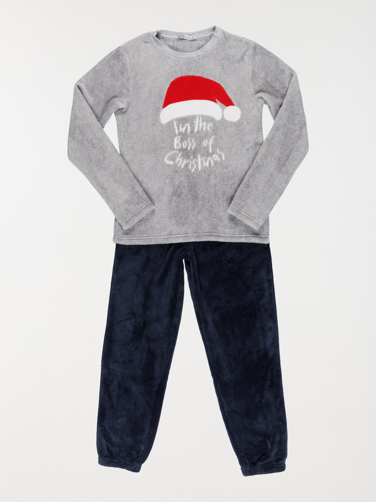 Pyjama de noël gris chiné garçon (XXS-M)