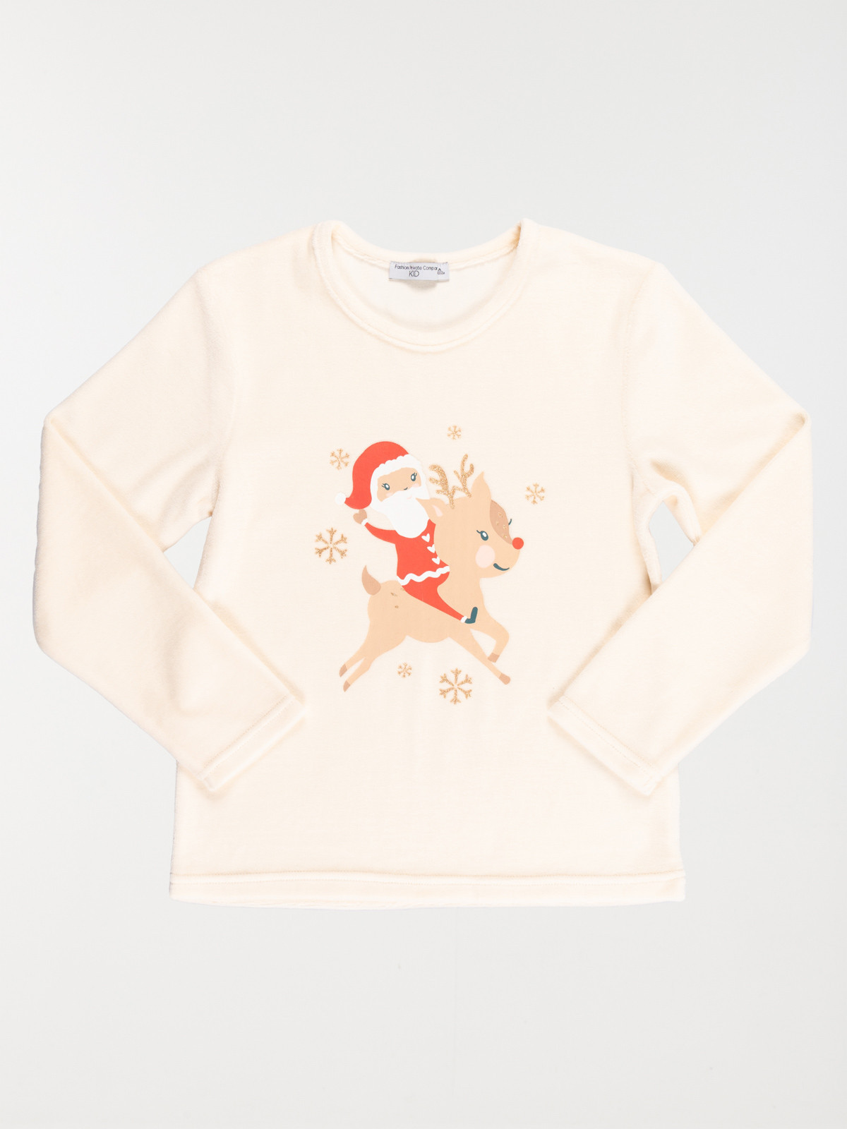 Pyjama père-noël et cerf fille (3-12A) Pyjama père-noël et cerf fille (3-12A)