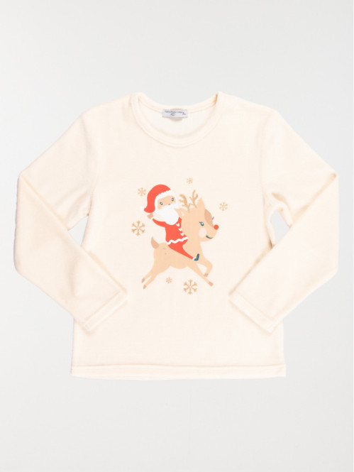 Pyjama père-noël et cerf fille (3-12A) Pyjama père-noël et cerf fille (3-12A)