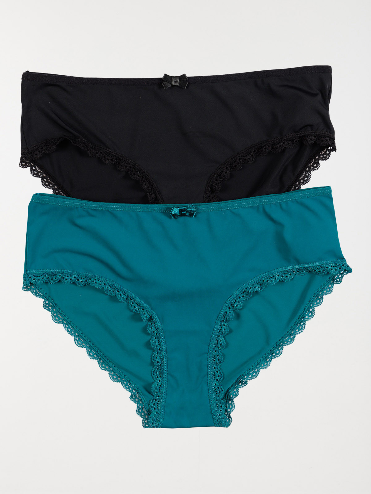 Lot 2 shorties vert forêt femme (S-XL)