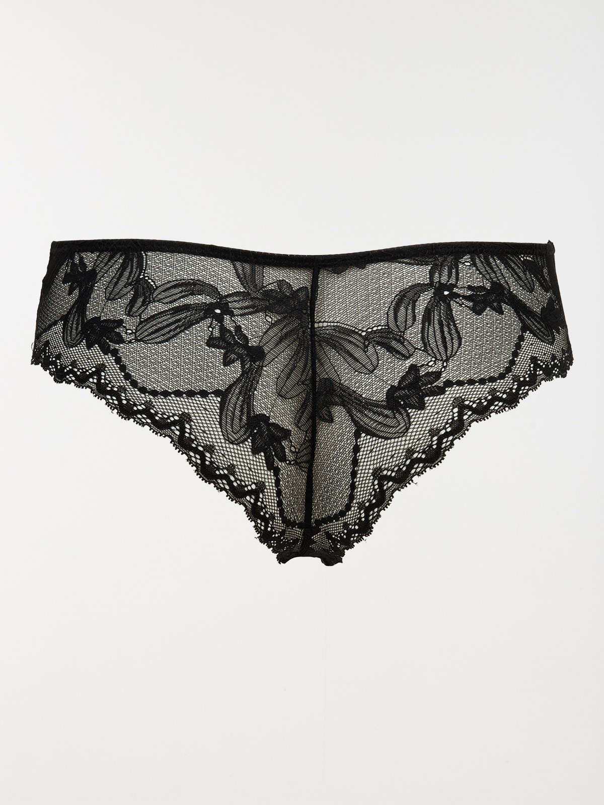 Shorty dentelle studs noir femme (S-XL)