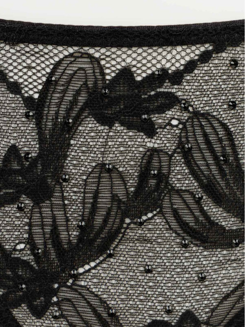 Shorty dentelle studs noir...