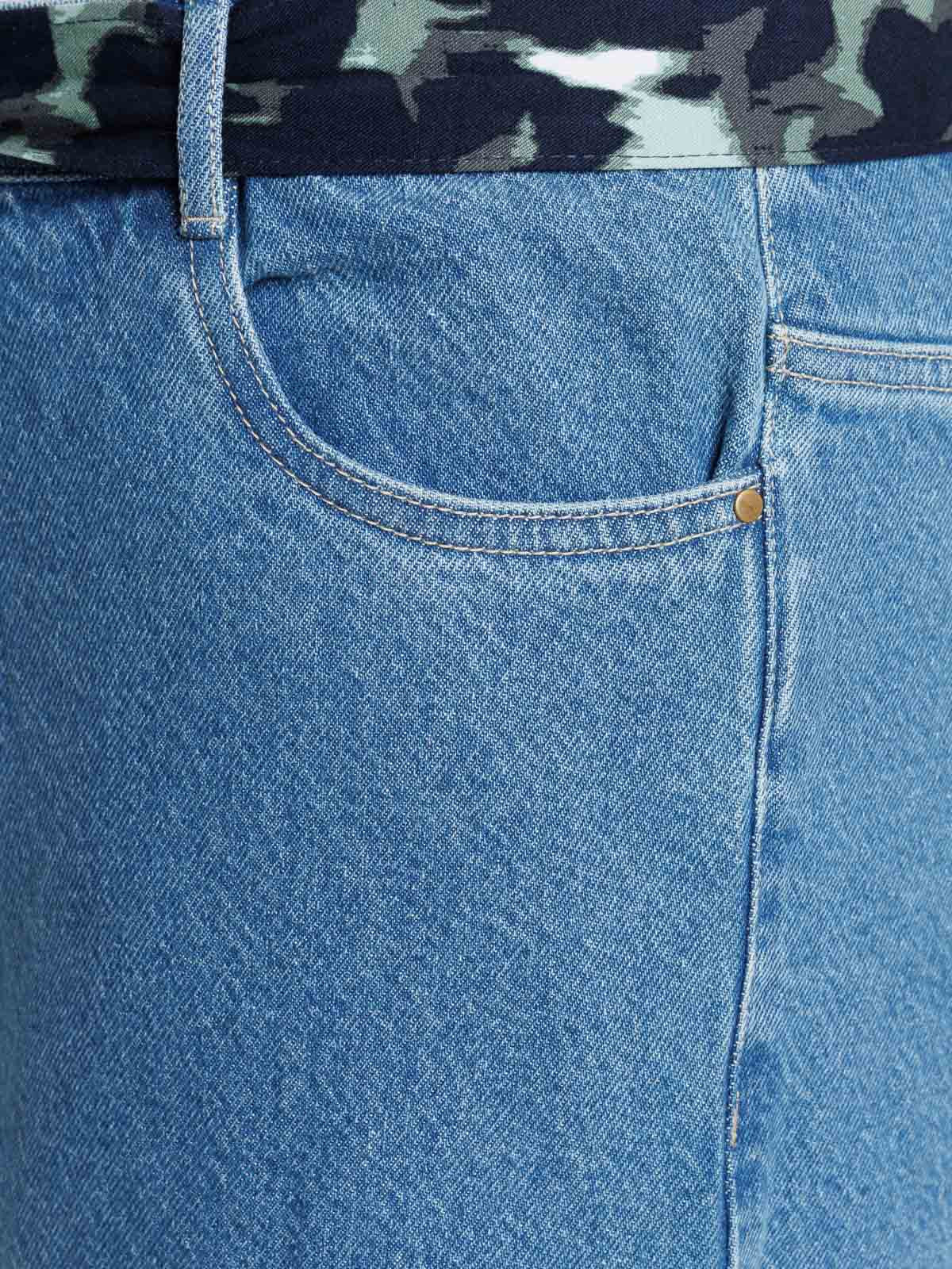 Jean wide leg stone grande taille femme