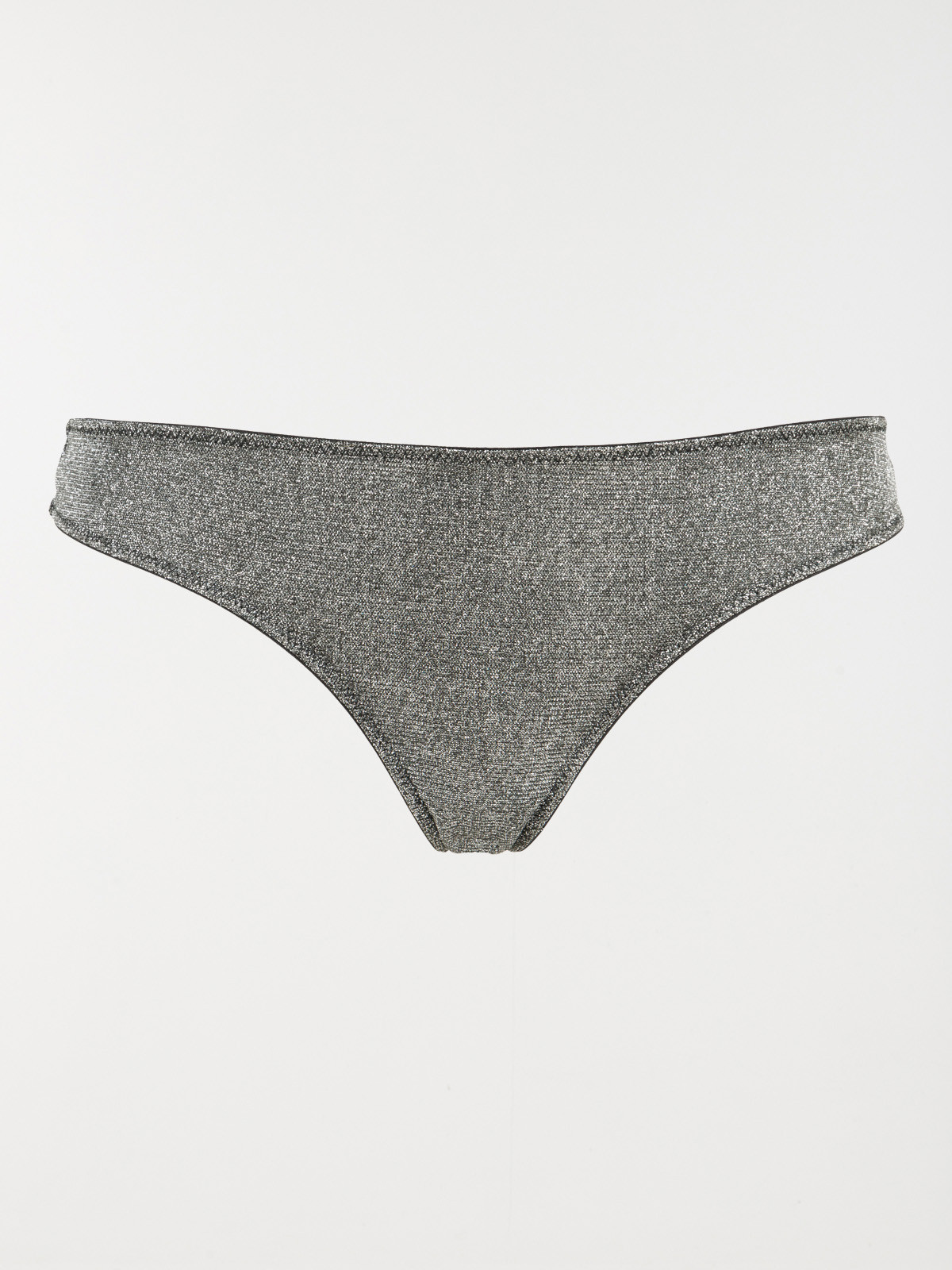 Tanga argenté femme (S-XL)