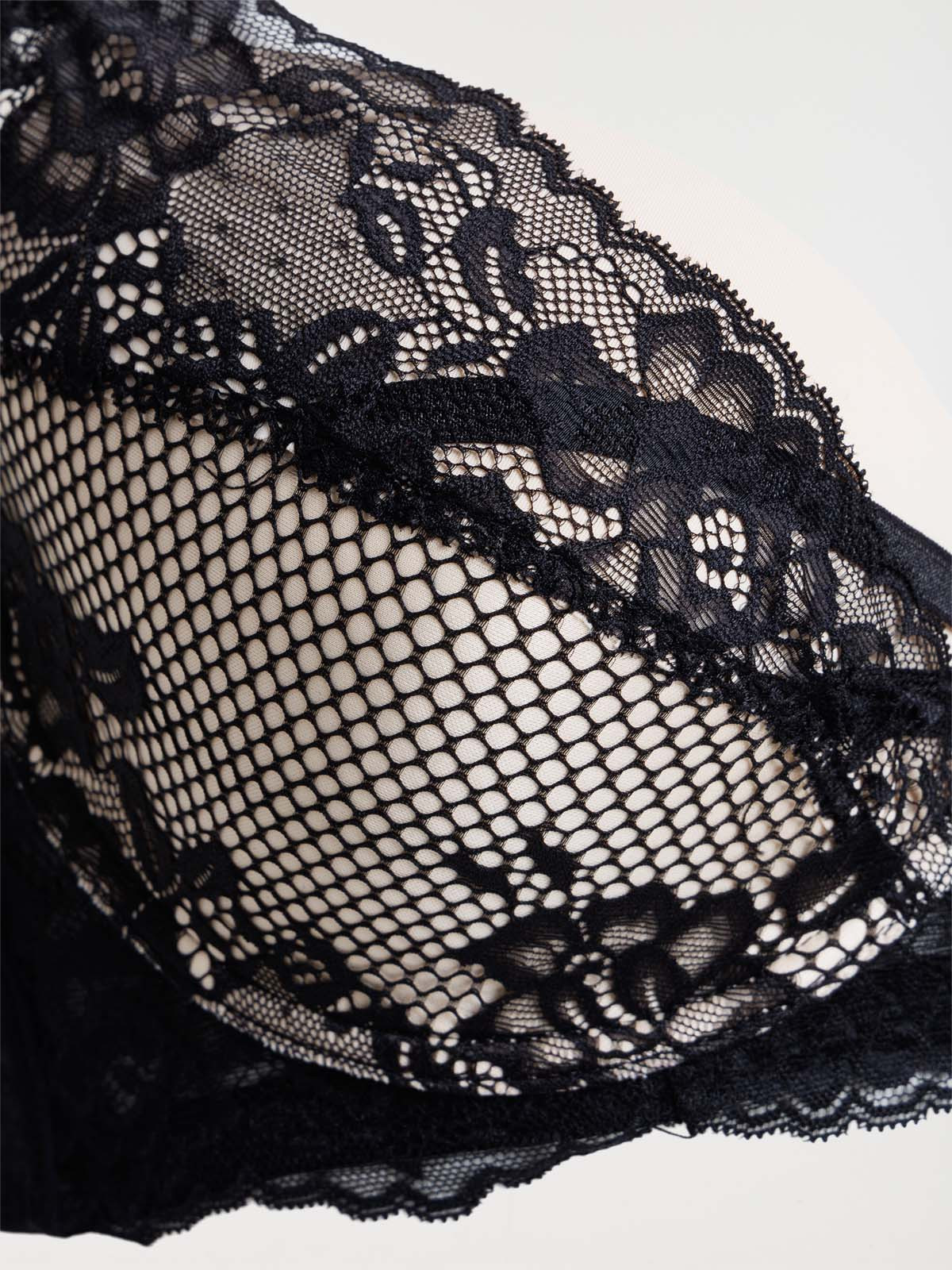 Soutien-gorge noir grande taille femme