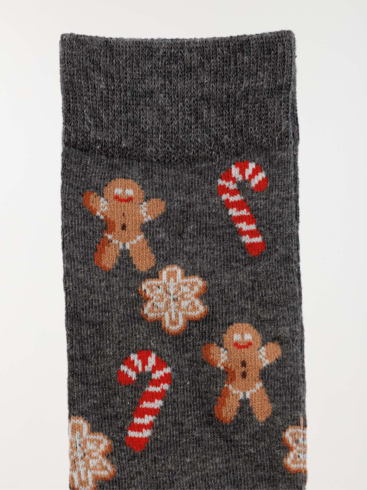 2 Paires Chaussettes Noël Homme/femme - Coton/nylon, Mi-mollet, Motifs Festifs (rennes, Flocons), Tailles 40-46