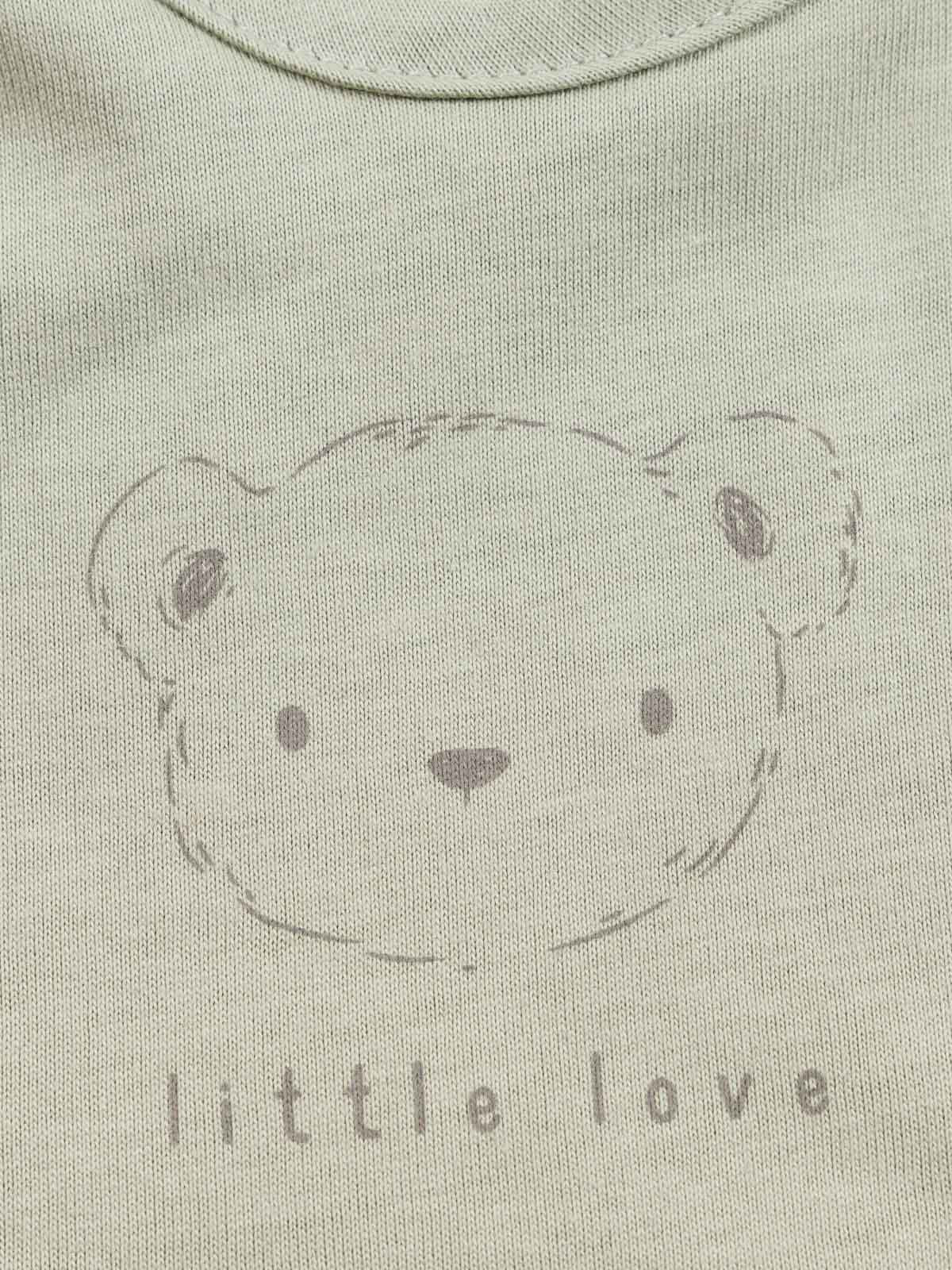 Lot de 3 bavoirs coloris vert bébé