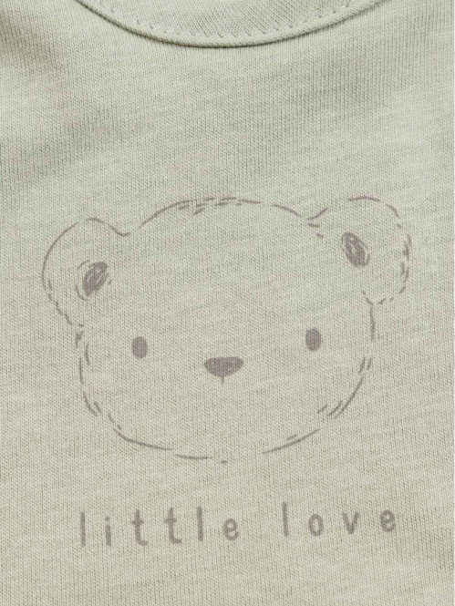 Lot de 3 bavoirs coloris vert bébé