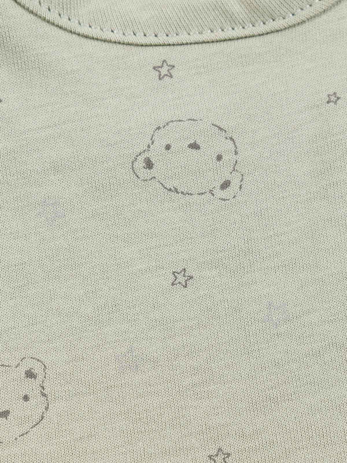 Lot de 3 bavoirs coloris vert bébé