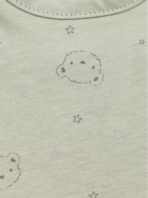 Lot de 3 bavoirs coloris vert bébé