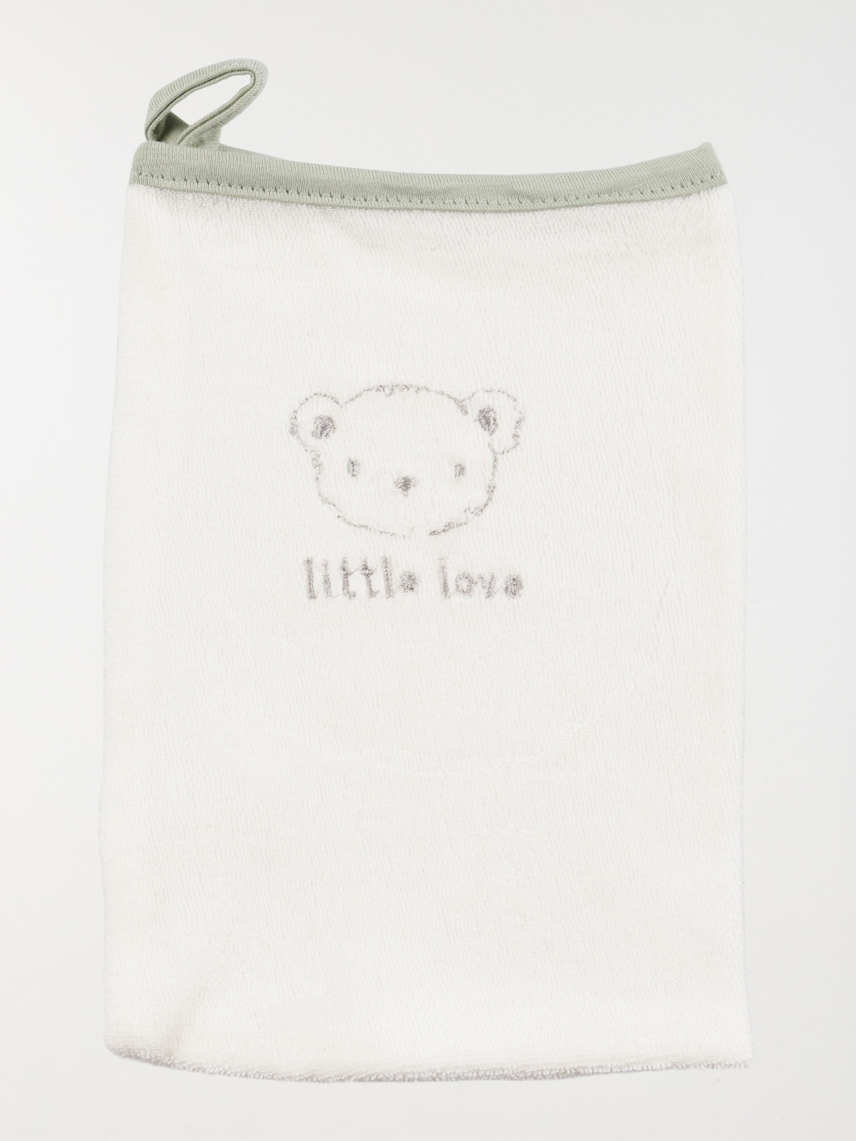 Cape de bain et gant ourson bébé