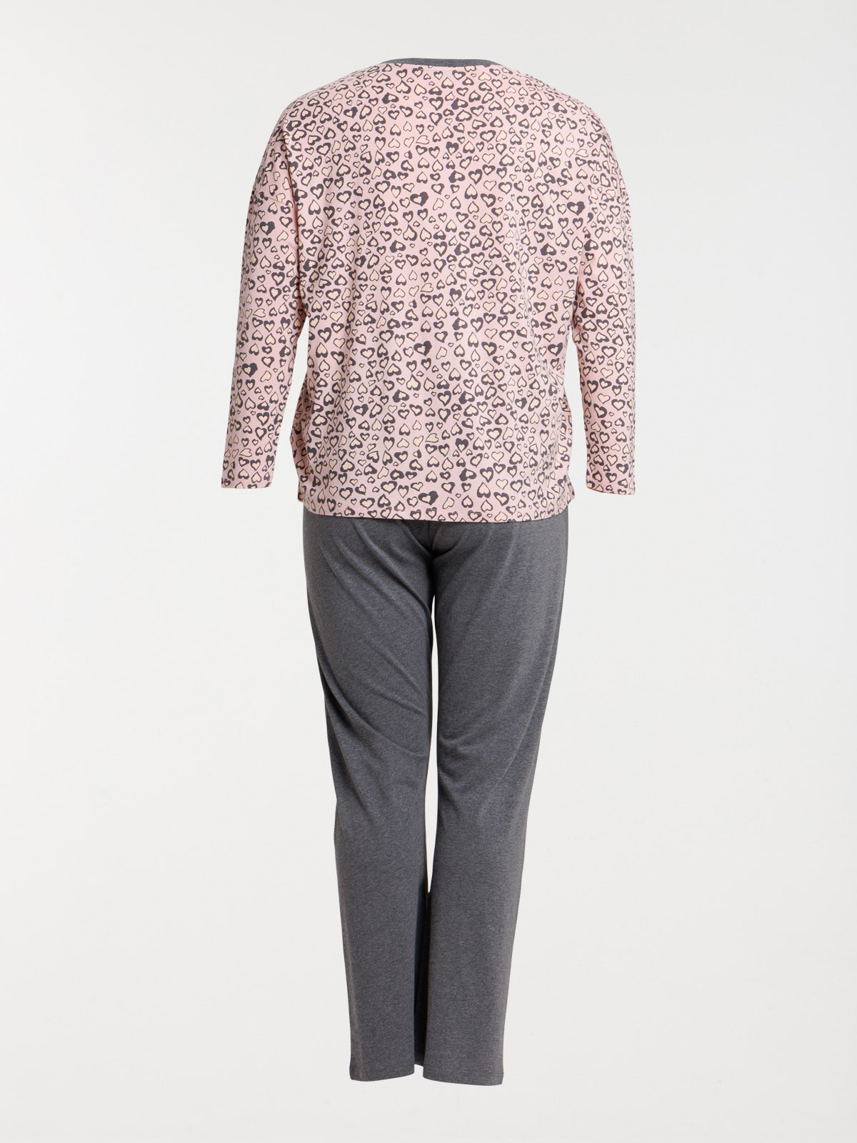 Pyjama manche longue grand taille