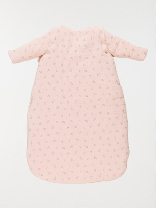 Gigoteuse naissance rose bébé (0-6M)