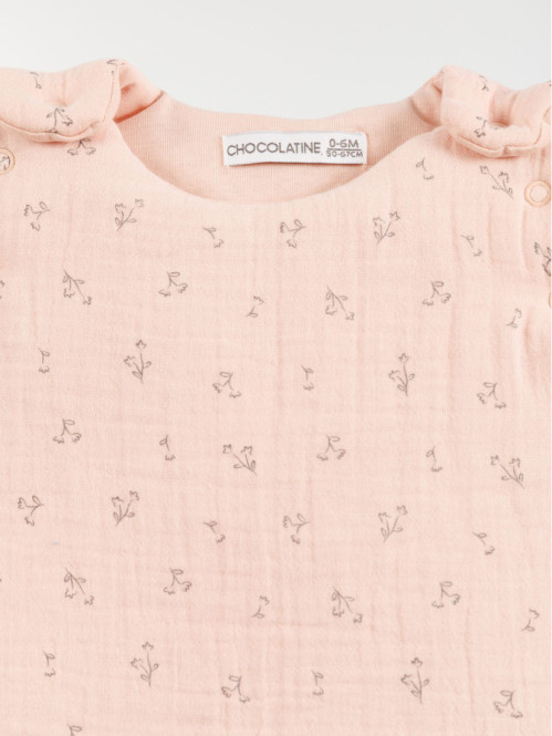 Gigoteuse naissance rose bébé (0-6M)