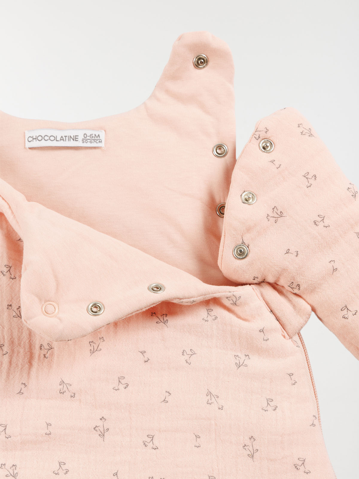 Gigoteuse naissance rose bébé (0-6M)