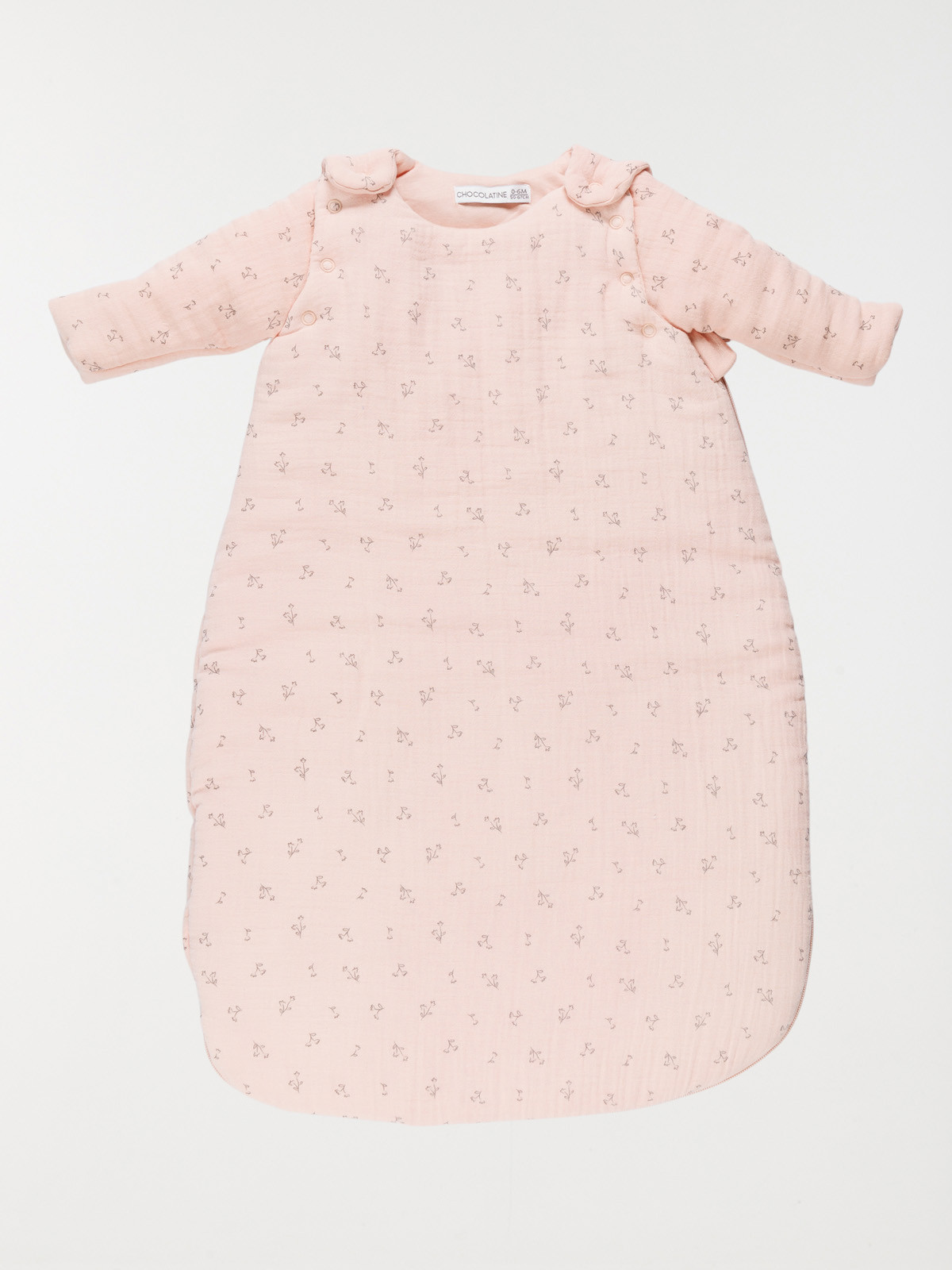 Gigoteuse naissance rose bébé (0-6M)