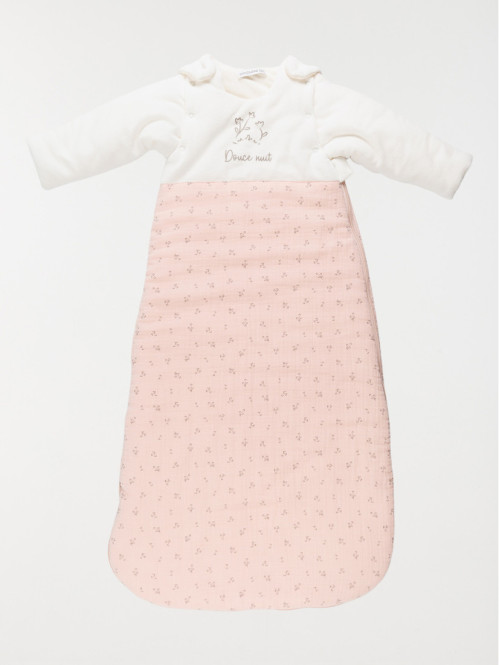 Gigoteuse réglable rose bébé (6-24M)