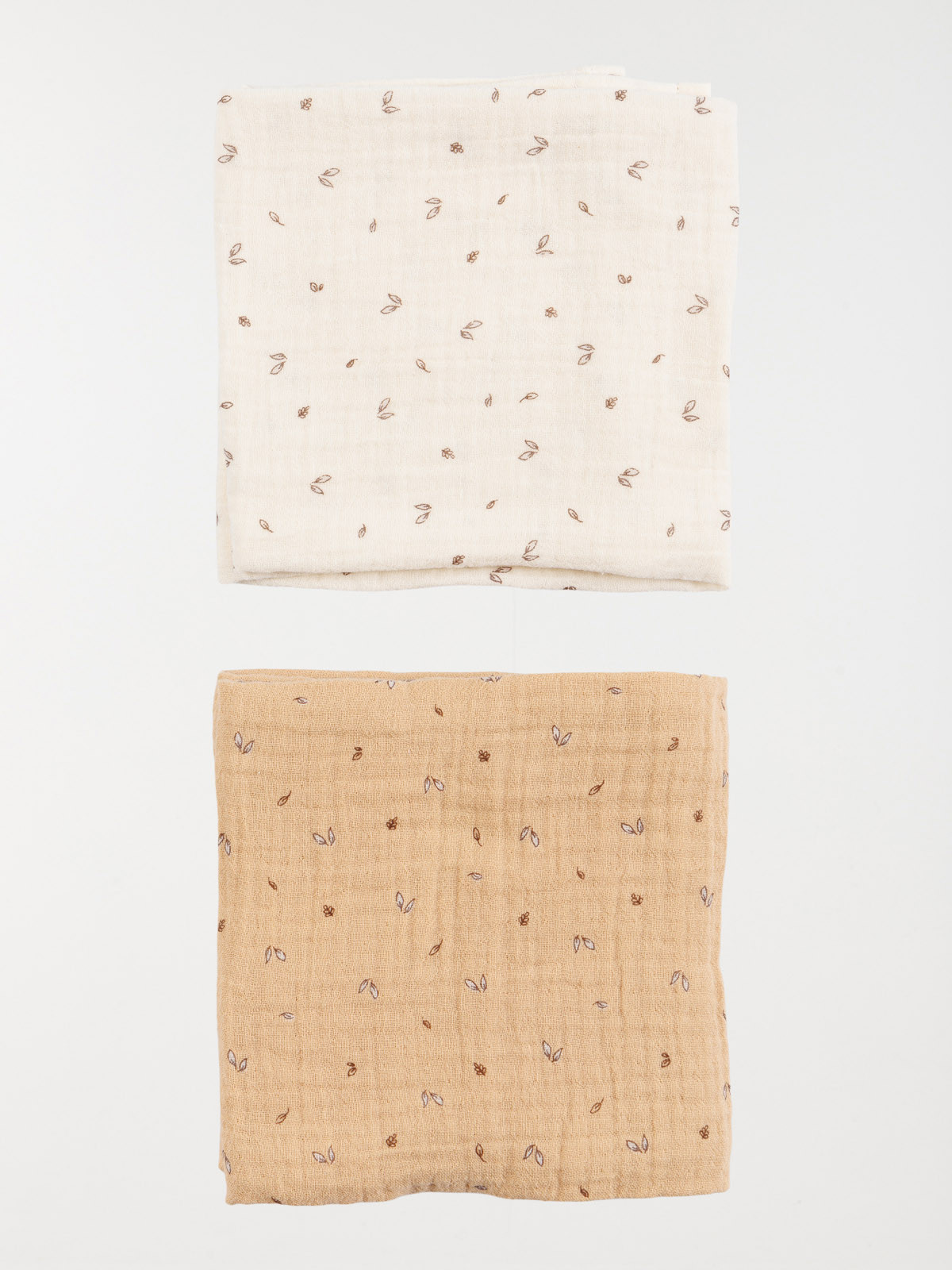 Lot de 3 langes beige 60 x 60 cm bébé Lot de 3 langes beige 60 x 60 cm bébé