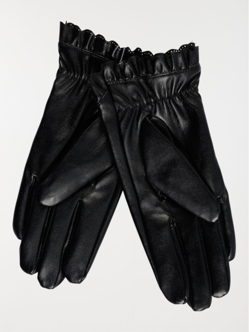 Gants fantaisies noirs femme Gants fantaisies noirs femme